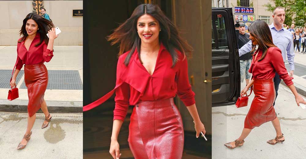 priyanka chopra hot red