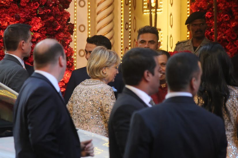 Halary Clintan at isha Ambani Marriage