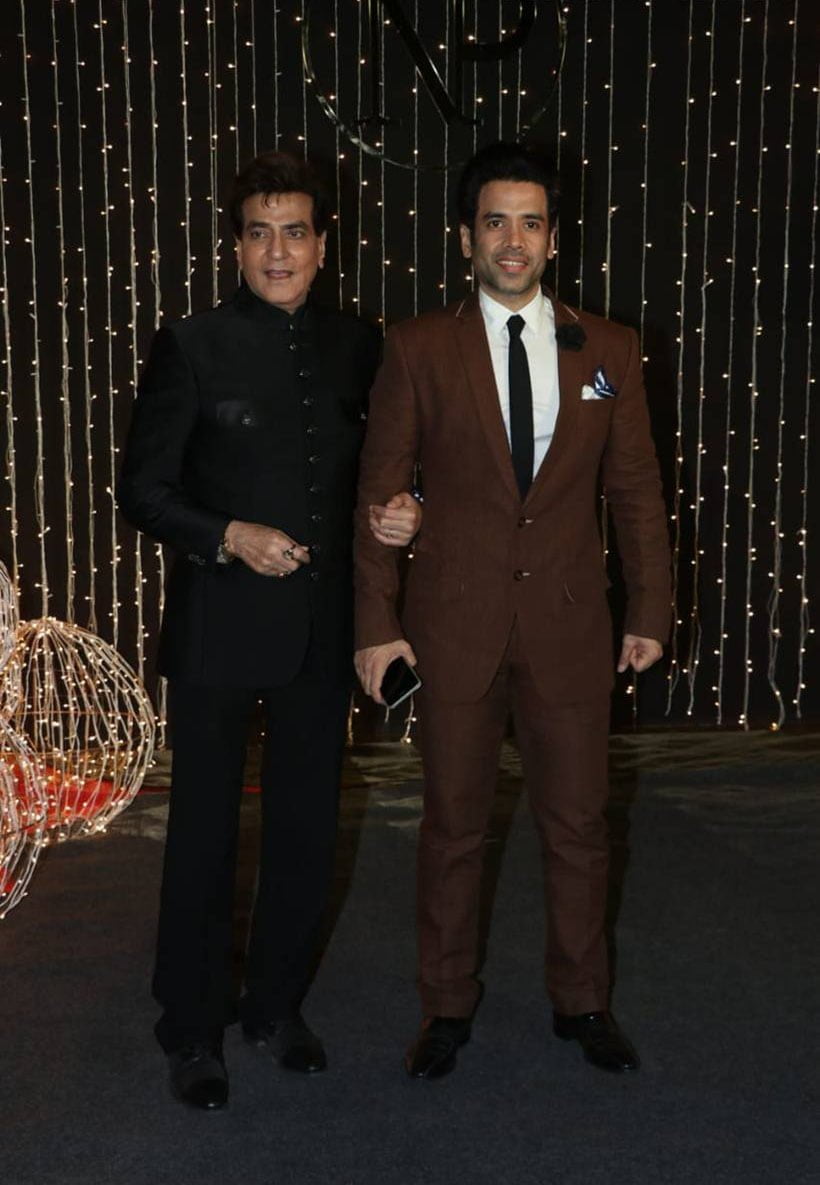 Tushar Kapoor and Jeetendra