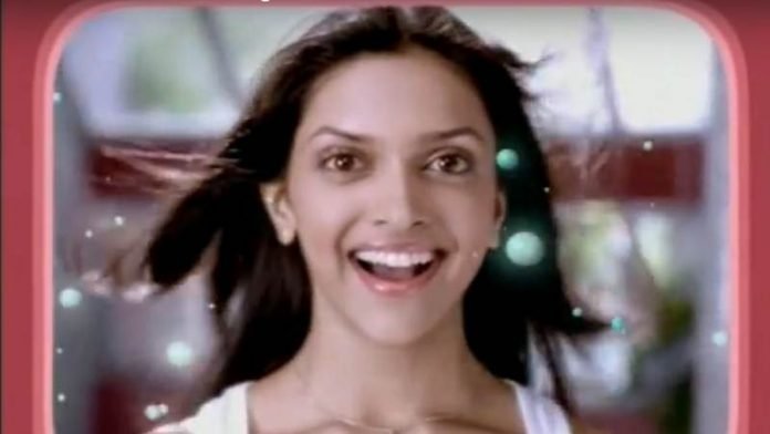 Deepika padukone closeup ad