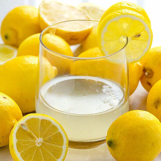 how to make lemon juice water