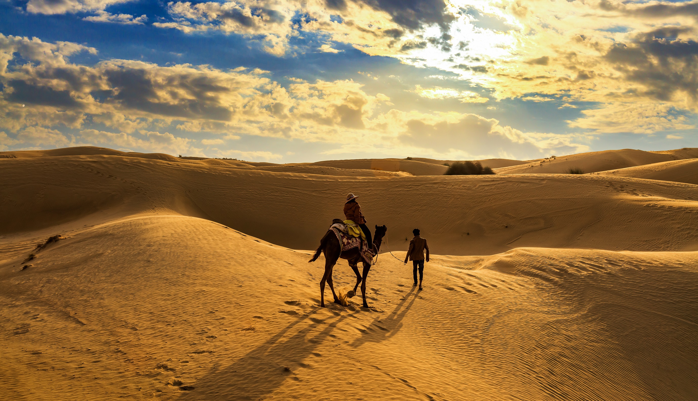 1 cover shutterstock 782705764 Camel ride on the sand dunes of Thar desert Jaisalmer