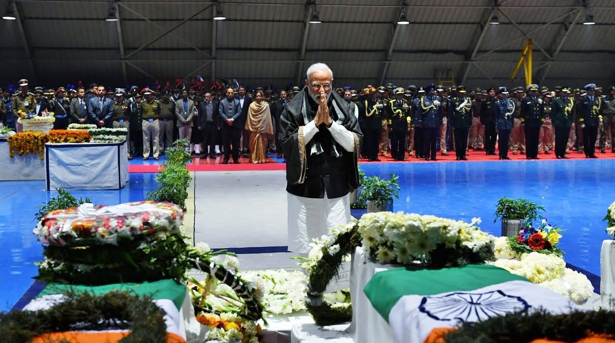 PM Modi CRPF homage