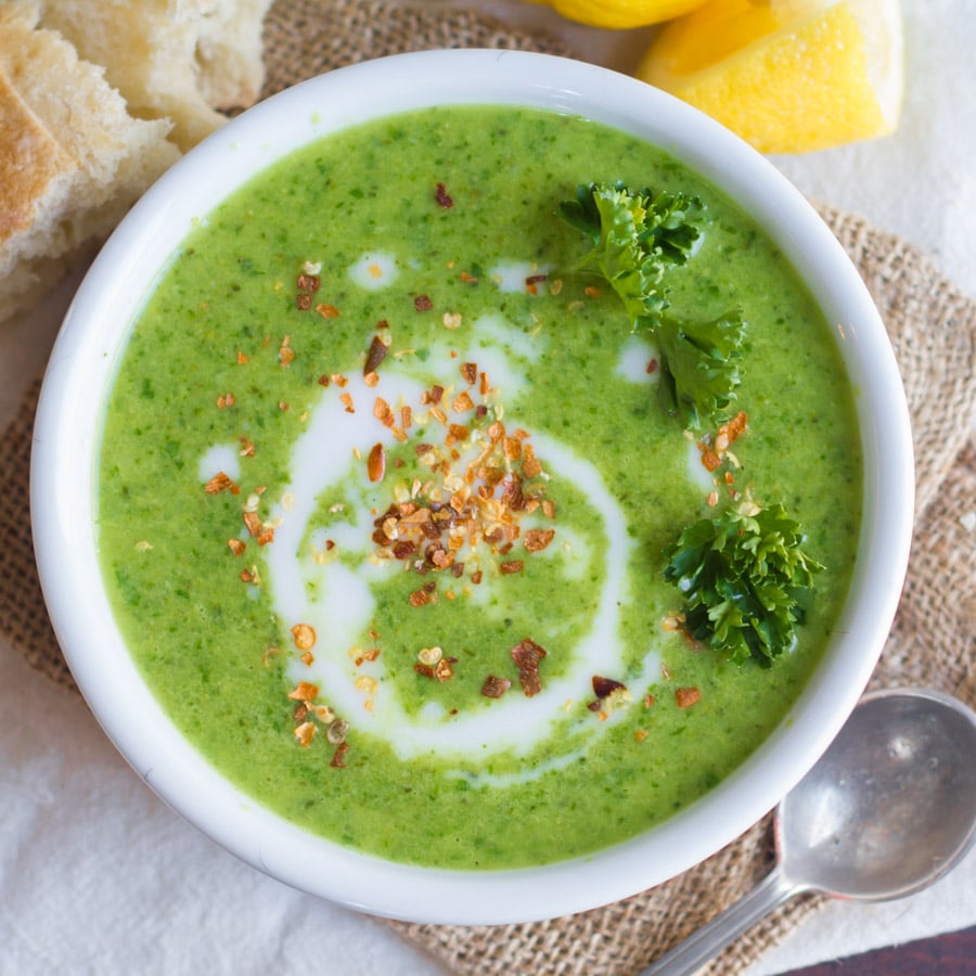 creamy broccoli soup fb