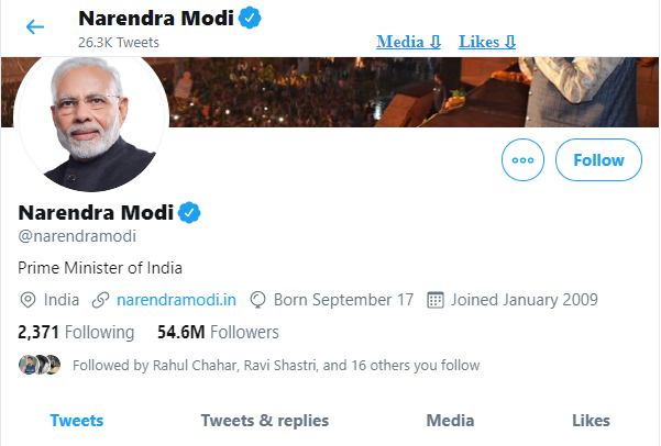 pm modi tw