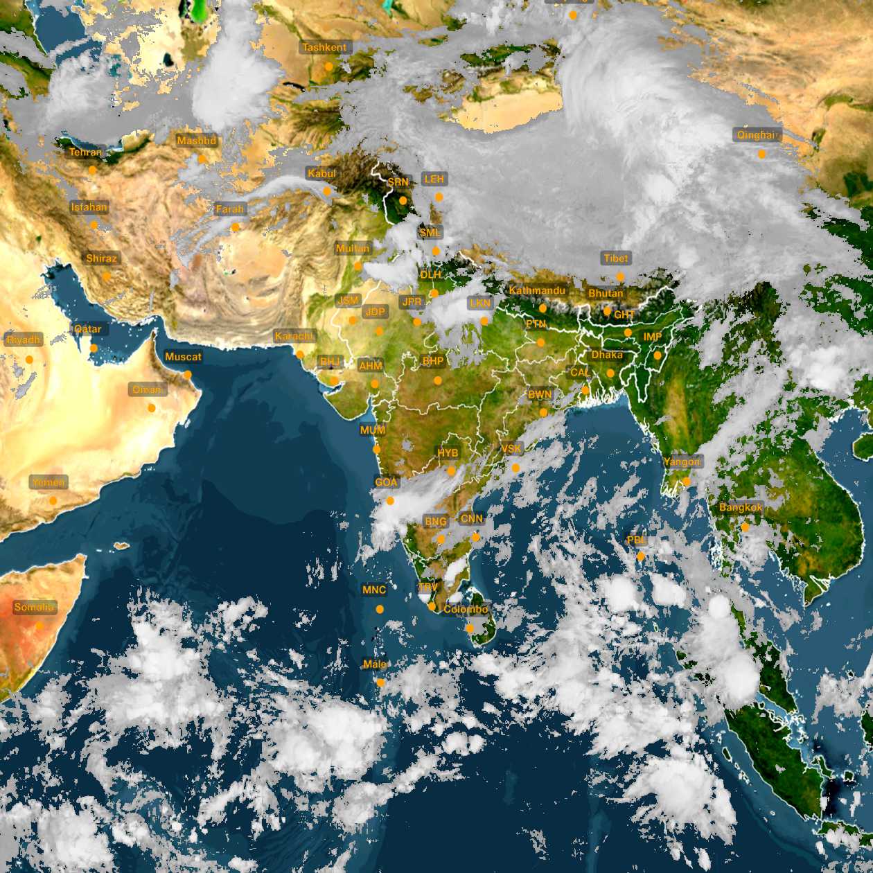 Satellite Image India 12 May 2020 05 00