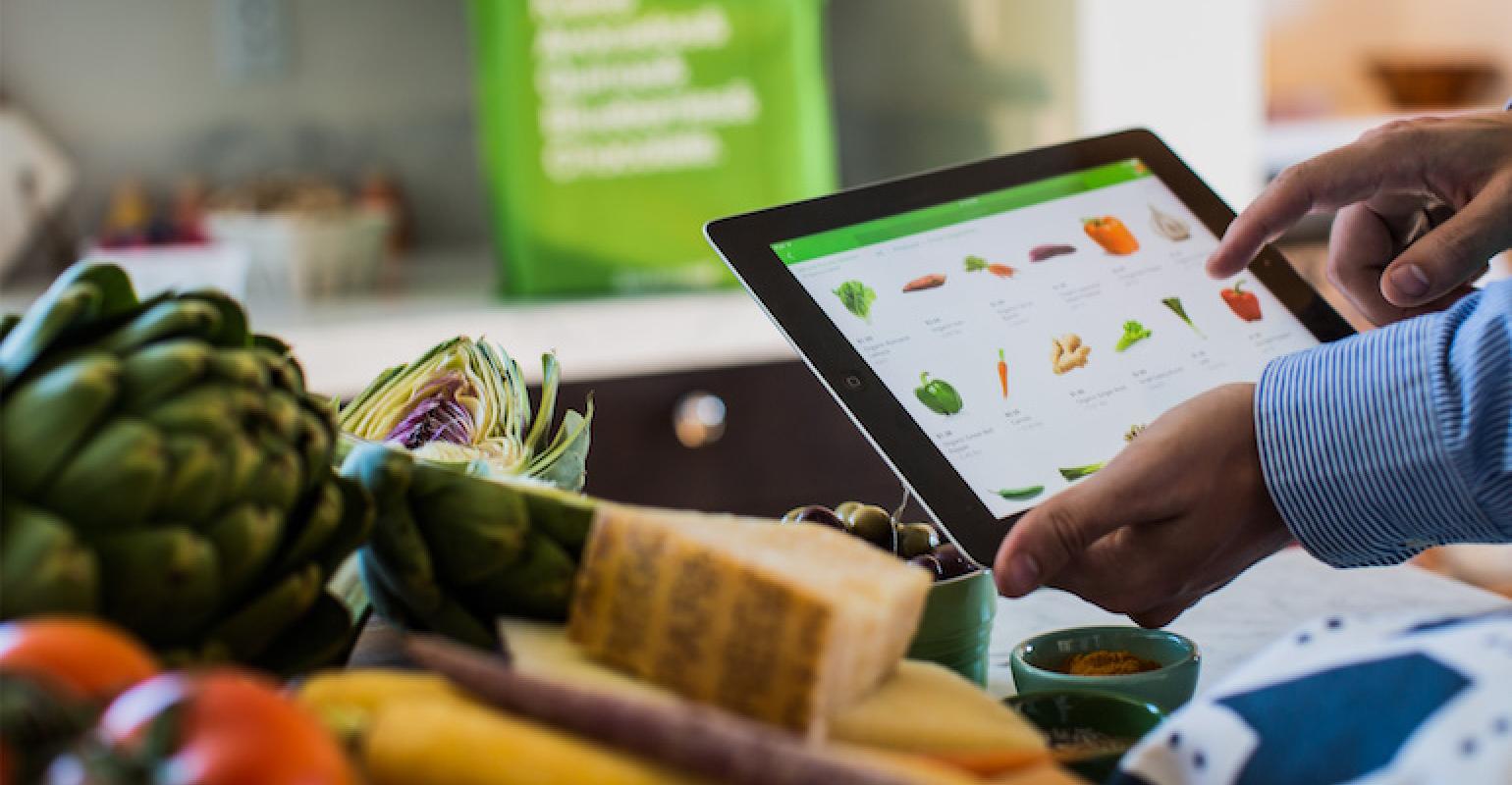 Instacart ordering tablet