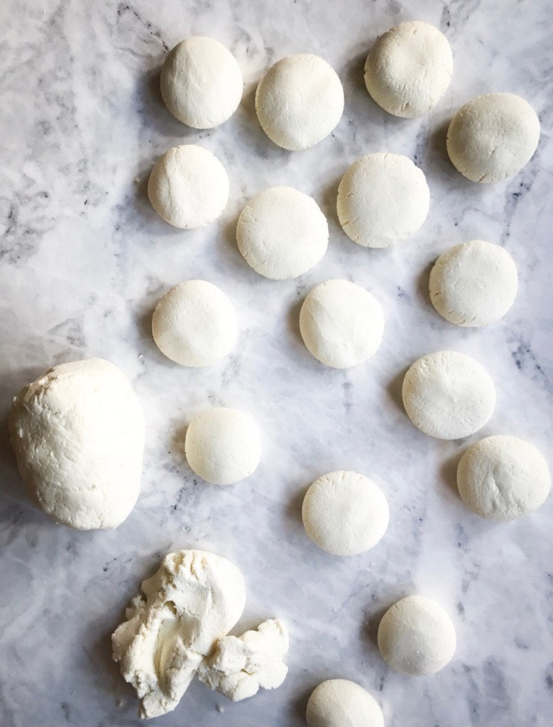 chenna balls for vanilla rasmalai