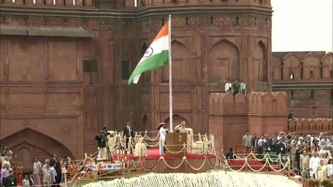 744957 red fort flag modi