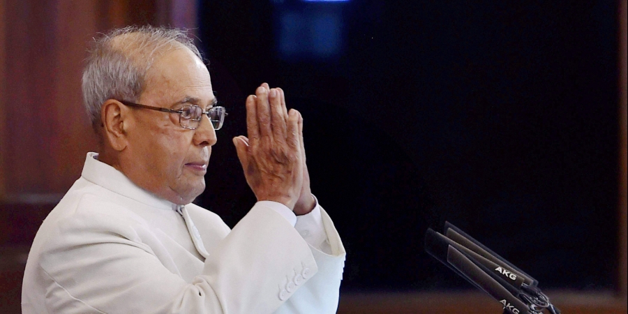 Pranab mukherjee farewell PTI