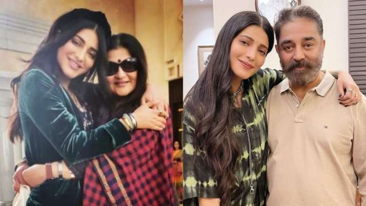 Shruti Haasan with kamal and sarika