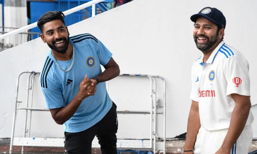 Rohit sharma and siraj