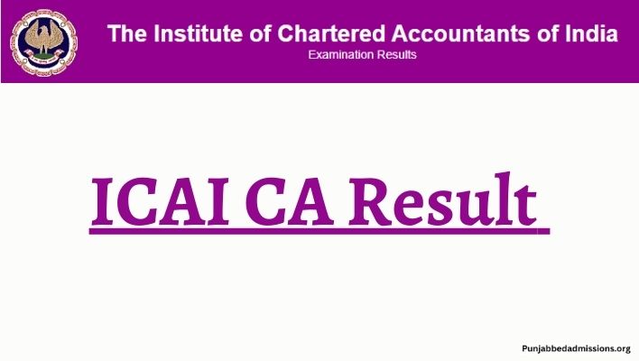 icai ca result