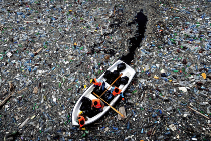 plastic in ocean