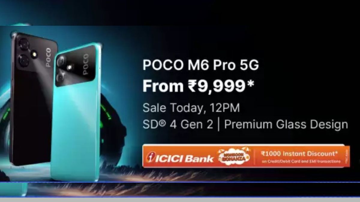 5000mAh બેટરી અને 50MP કેમેરા સાથે Poco M6 Pro 5Gનું