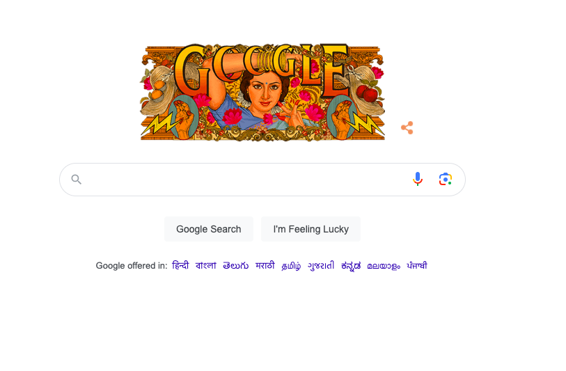 Google remembering late Srideviઆજે શું ખાસ છે ગુગલ પણ દિવંગત