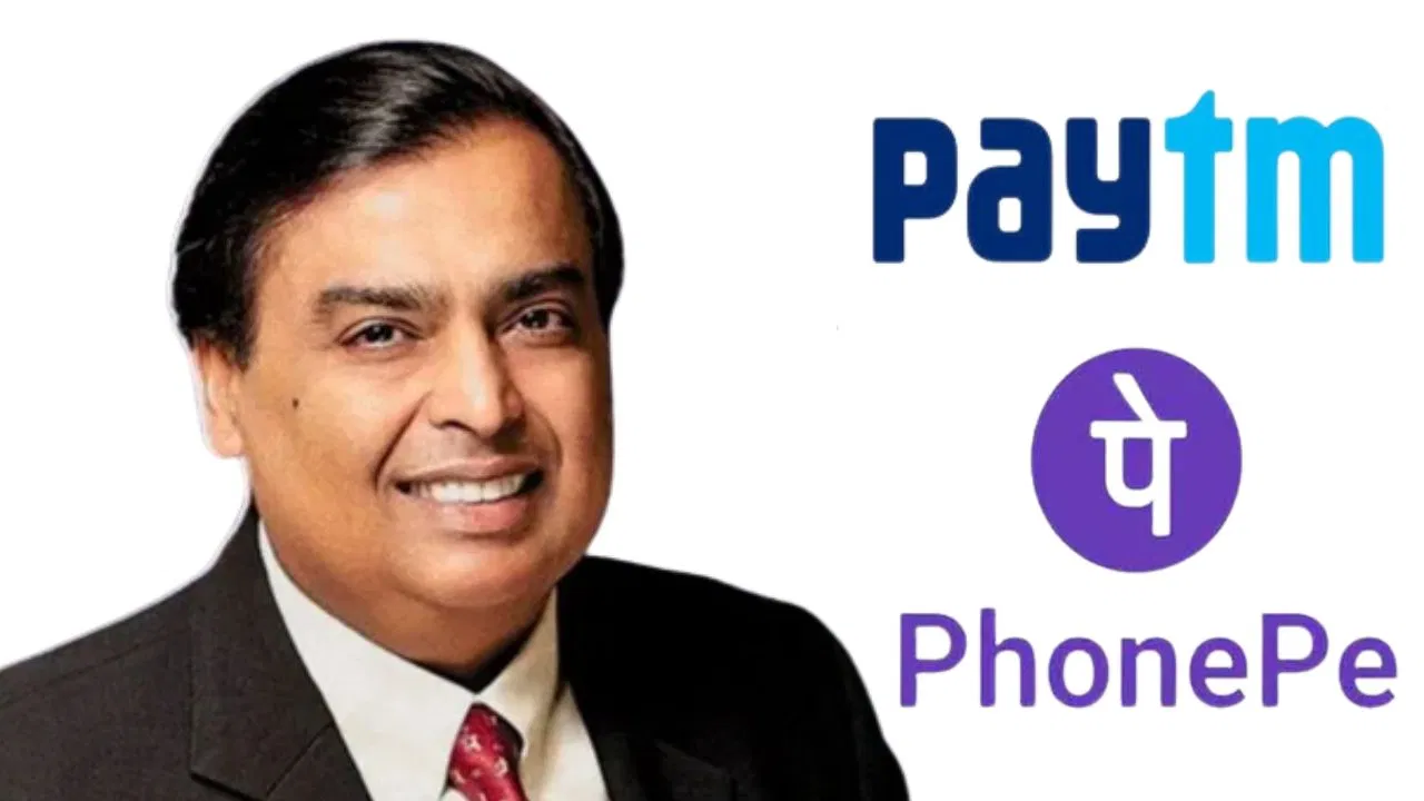 mukesh ambani vs paytm vs phonepe.webp