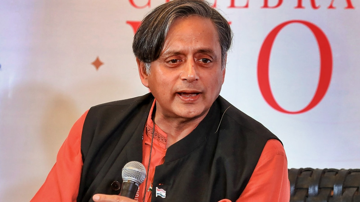 After the nomination Shashi Tharoor was embroiled in controversy for showing the wrong map of India