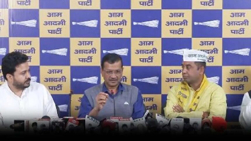 former bjp mla anil jha joins aap makes serious allegations arvind kejriwal gets him membership