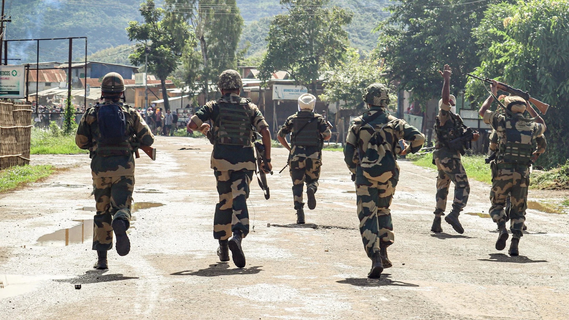 manipur violence news minister erects barbed wire fence around ancestral house to protect it from mob attack1