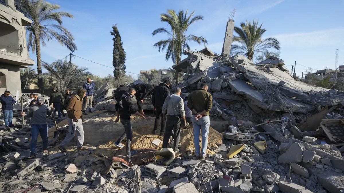 16 people died in israel massive air attack in gaza winter also wreaking havoc1