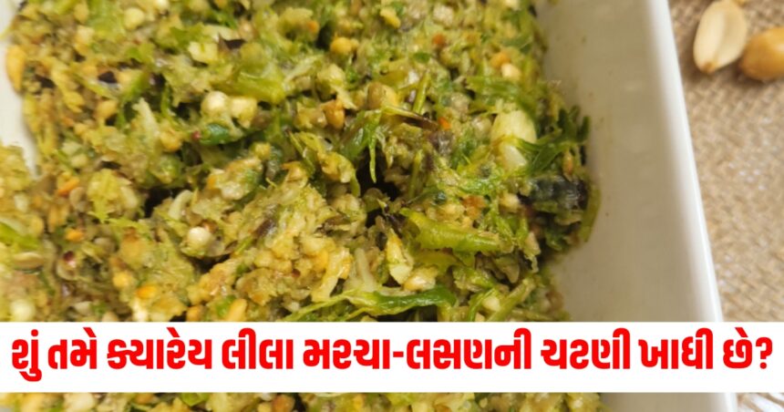 how to make green chilli garlic chutney must try this spicy recipe