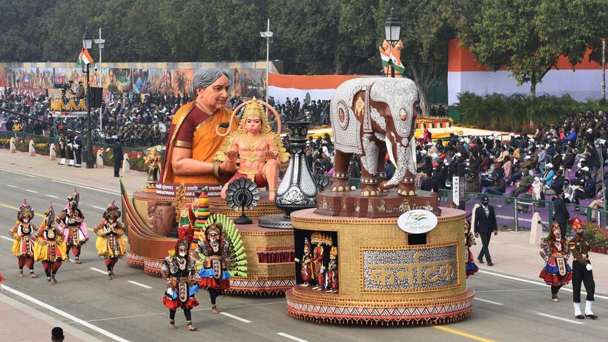 know which states and ministries are selected to present tableaux on republic day1