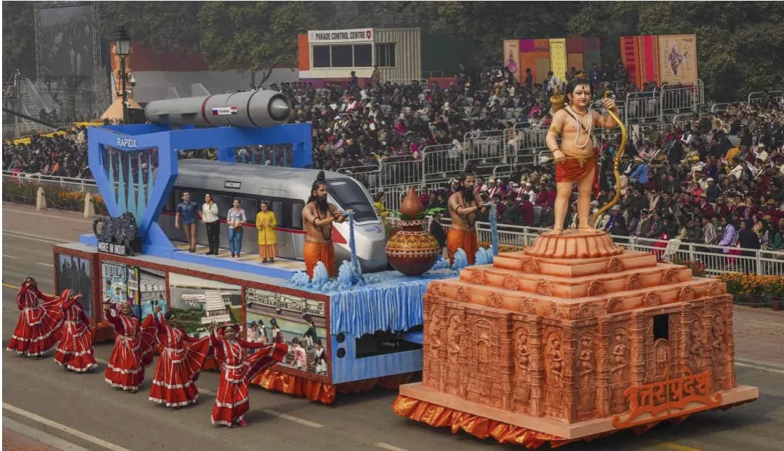 know which states and ministries are selected to present tableaux on republic day2