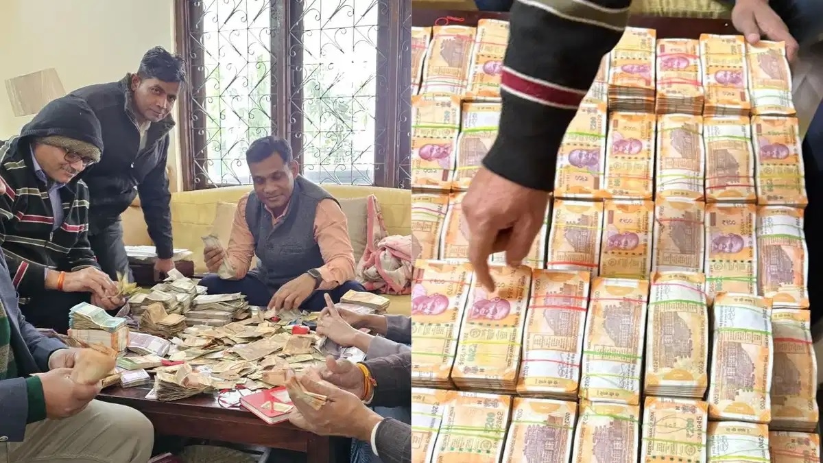 mountains of notes gold silver brickes recover from home who is constable saurabh sharma752