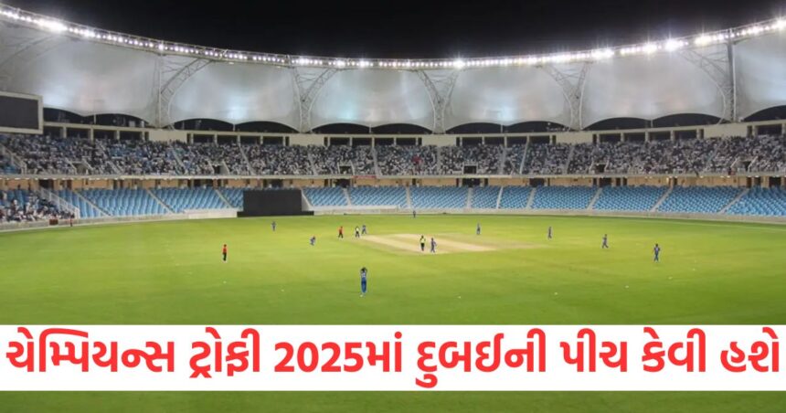 dubai pitch report for ind vs ban champions trophy match1