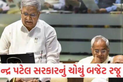 finance minister kanubhai desai presents budget for new financial year1