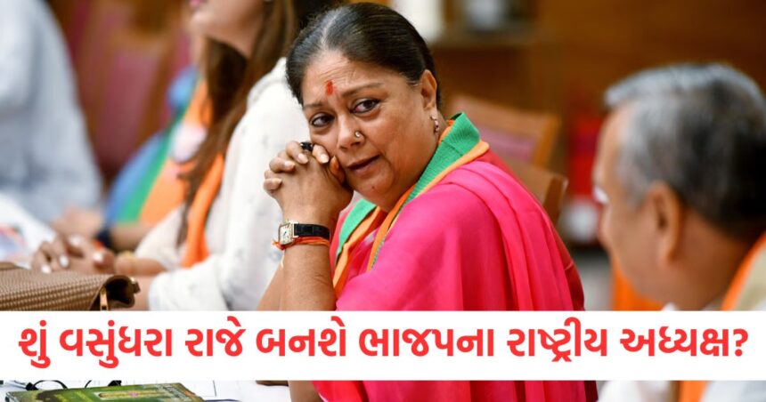 vasundhara raje reached the char bhuj nath temple former cm fuelled speculation of become bjp national president1